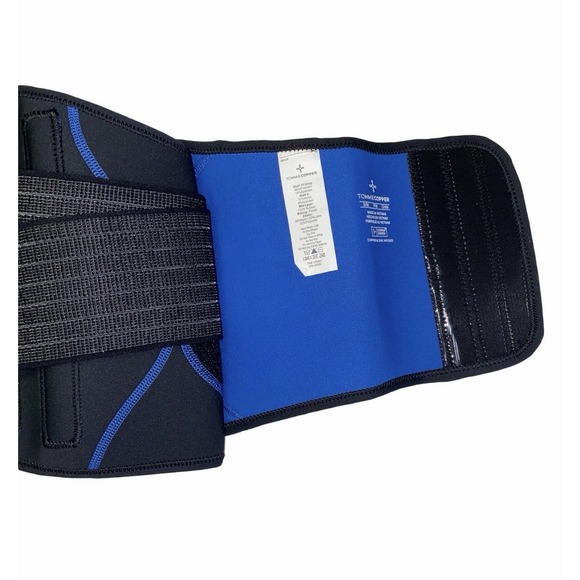 Tommie Copper Adjustable Compression Back Brace Black Large XL Unisex Infrared - Picture 11 of 13